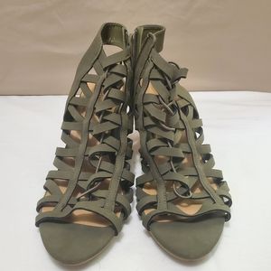 City Classified cage heels, size 11W